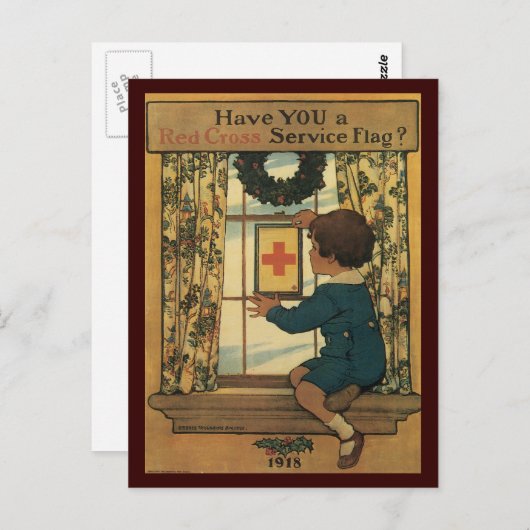Oorlog Briefkaarten,  VS - Rode Kruis Briefkaart (Voorkant / Achterkant)