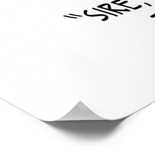 Oorlog Cartoon 1398 Poster (Hoek)