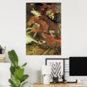 Oorlog door Arnold Bocklin, Vintage Symbolisme Kun Poster (Thuiskantoor)