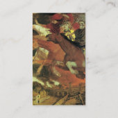 Oorlog door Arnold Bocklin Visitekaartje (Achterkant)