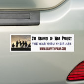 oorlog door hun ogen bumpersticker (Op auto)
