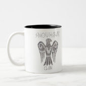 Oorlog georiënteerde Snowhawk met runners Tweekleurige Koffiemok (Links)