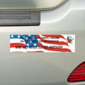 Oorlog heeft niets opgelost behalve.. bumpersticker (Op auto)