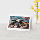 Oorlog, Henri Rousseau, 1894 Kaart (Gele Bloem)