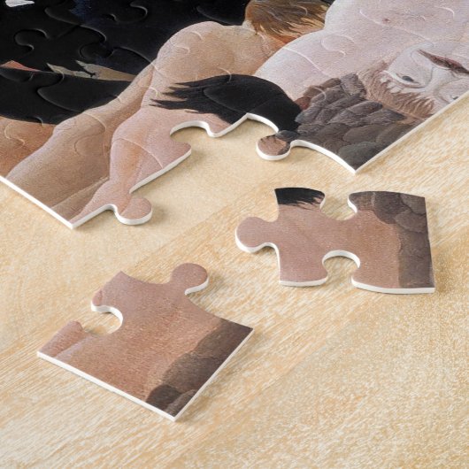 Oorlog, Henri Rousseau, 1894 Legpuzzel (Zijkant)