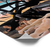 Oorlog, Henri Rousseau, 1894 Poster (Hoek)