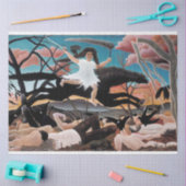 Oorlog, Henri Rousseau, 1894 Tissuepapier (Craft)