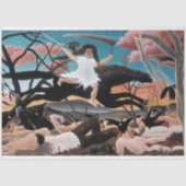 Oorlog, Henri Rousseau, 1894 Tissuepapier (Voorkant)