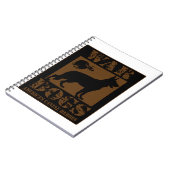 Oorlog-Honden-Kunstwerk Notitieboek (Linkerzijde)