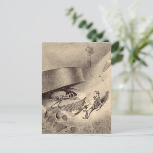 oorlog in het Briefkaart van de Wereld (Staand voorkant)