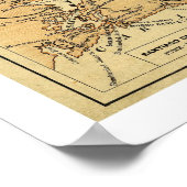 Oorlog in West Indies Map 1898 Poster (Hoek)