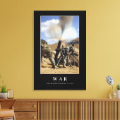 Oorlog: Inspirerend prijsopgave 1 Canvas Afdruk (Insitu (Woonkamer))