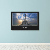 Oorlog: Inspirerend prijsopgave 2 Canvas Afdruk (Insitu (Houten vloer))