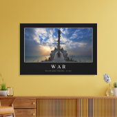 Oorlog: Inspirerend prijsopgave 2 Canvas Afdruk (Insitu (Woonkamer))