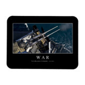 Oorlog: Inspirerend prijsopgave 3 Magneet (Horizontaal)