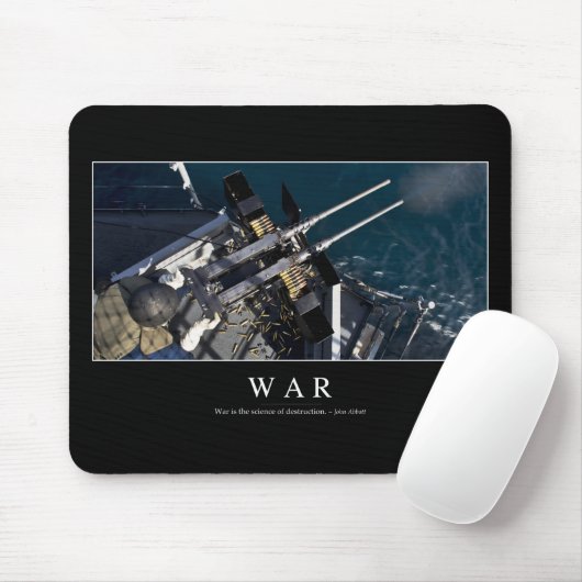 Oorlog: Inspirerend prijsopgave 3 Muismat (Met muis)