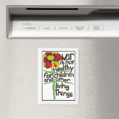 Oorlog is niet gezond, magneet (Insitu (Vaatwasser))