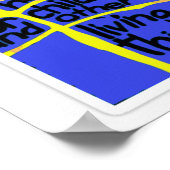 Oorlog is niet gezond voor kinderen poster (Hoek)