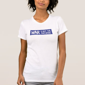 Oorlog is niet het antwoord t-shirt