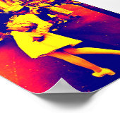 Oorlog is over Kiss - Popart Style Poster (Hoek)