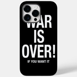 Oorlog is voorbij Case-Mate iPhone 14 pro max hoesje