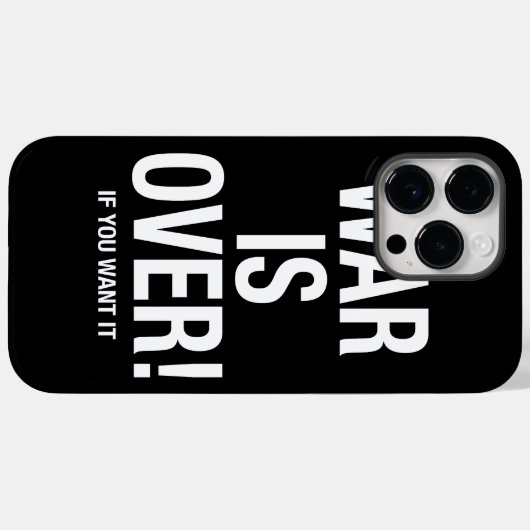 Oorlog is voorbij Case-Mate iPhone case (Achterkant (horizontaal))
