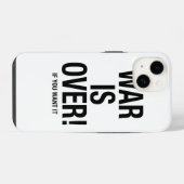 Oorlog is voorbij iPhone hoesje (Achterkant horizontaal)