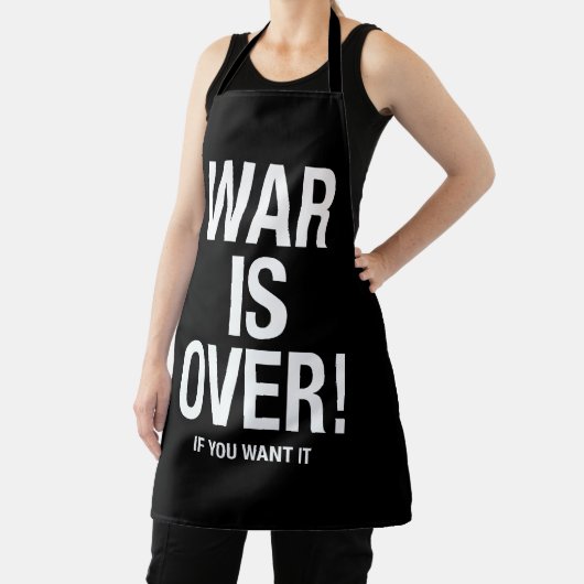 Oorlog is voorbij schort (Insitu)