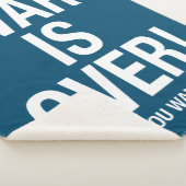 Oorlog is voorbij sherpa deken (3/4)