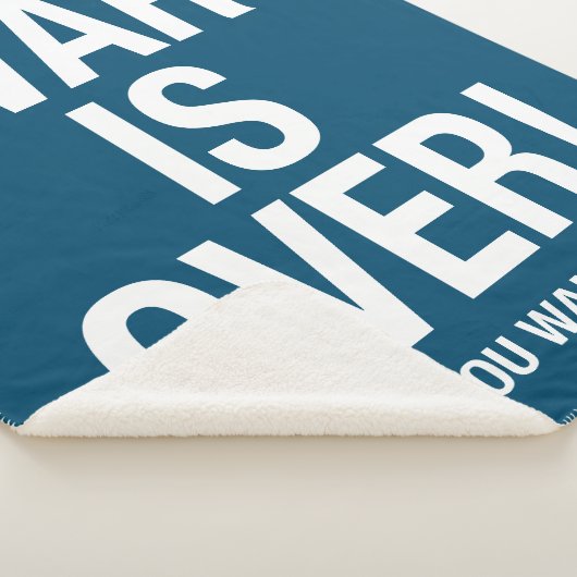 Oorlog is voorbij sherpa deken (3/4)