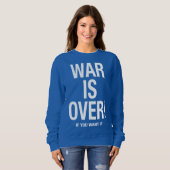 Oorlog is voorbij trui (Voorkant volledig)