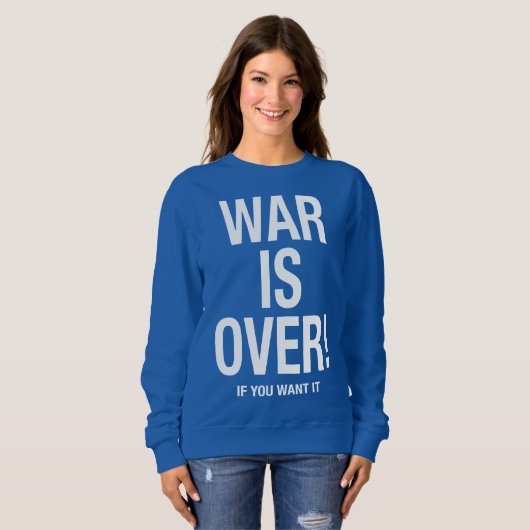 Oorlog is voorbij trui (Voorkant volledig)