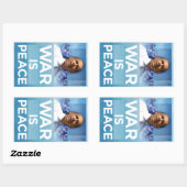 Oorlog is vrede Obama Sticker (Vel)