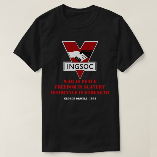 Oorlog is vrede T-shirt (Design voorkant)