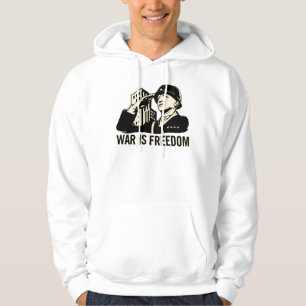 Oorlog is vrijheid hoodie