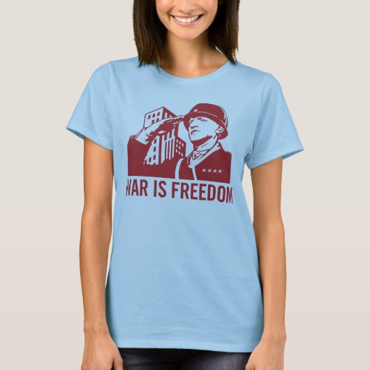 Oorlog is vrijheid T-Shirt (Voorkant)