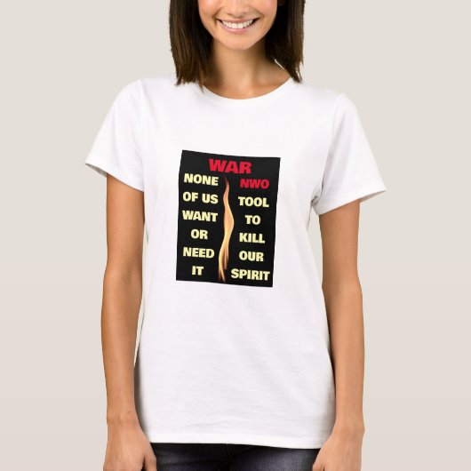 Oorlog (licht) T-shirt (Voorkant)