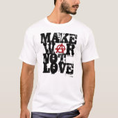 Oorlog niet liefde t-shirt (Voorkant)