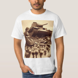 Oorlog niet meer –  surrealistische vredeskunst t-shirt