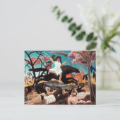 Oorlog of de Ride van Discord, Henri Rousseau Briefkaart (Staand voorkant)