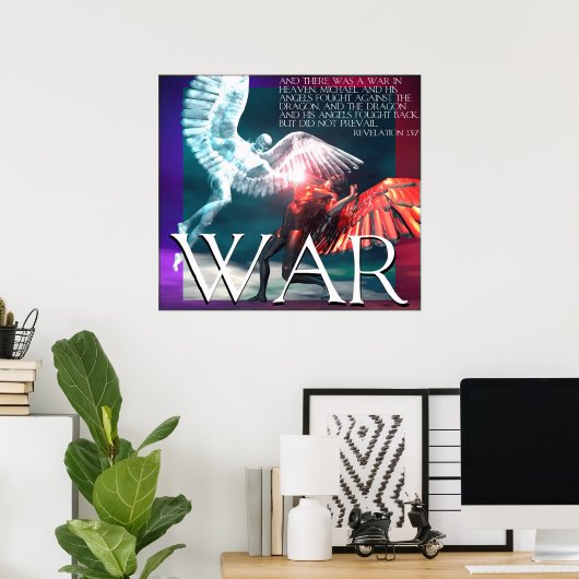 Oorlog Poster (Thuiskantoor)