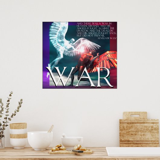 Oorlog Poster (Keuken)