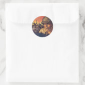 Oorlog Poster - Amerikaanse soldaat stickers (Tas)