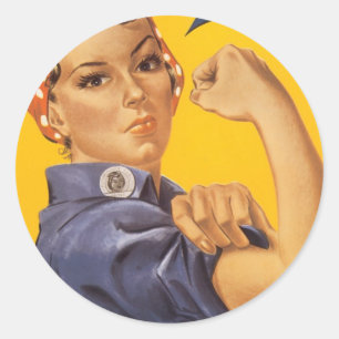 Oorlog Poster - Rosie de riveter Stickers