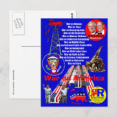 Oorlog tegen Amerika - Briefkaart (Voorkant / Achterkant)