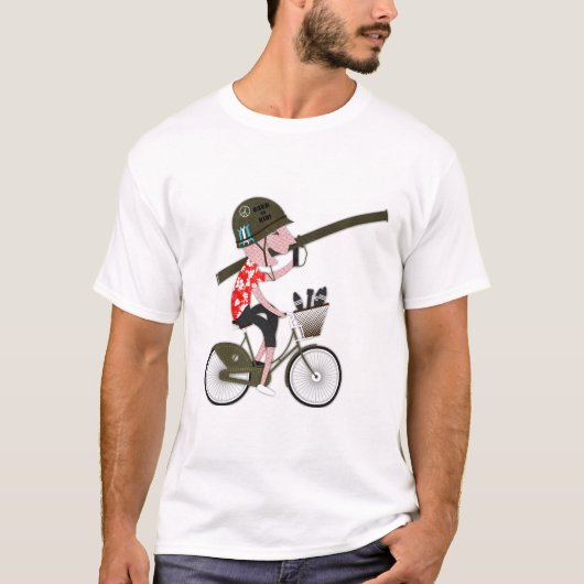 Oorlog tegen de motorist t-shirt (Voorkant)