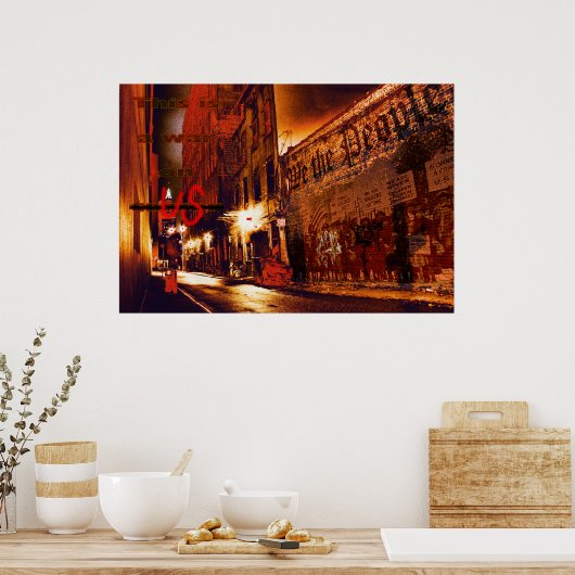 Oorlog tegen het Amerikaanse Poster (Keuken)