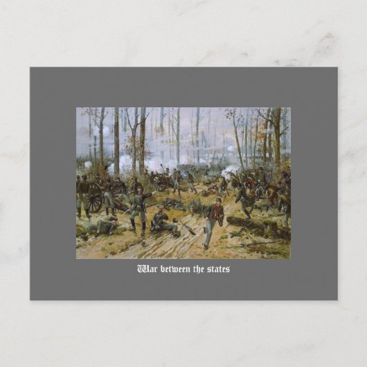 Oorlog tussen de staten briefkaart (Voorkant)