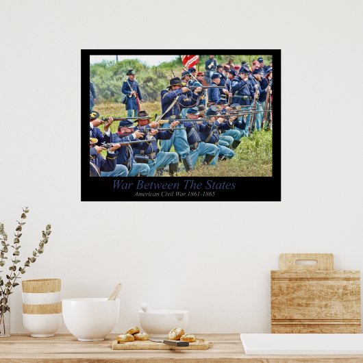 Oorlog tussen het Poster van de staten (Keuken)