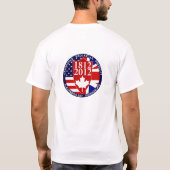 Oorlog van 1812 T-shirt 3 (Achterkant)